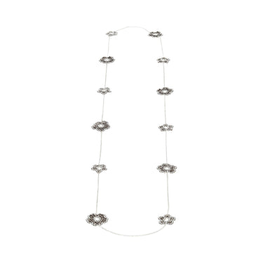 Collar 12 nomeolvides plata.